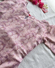 Tussar silk kurta set