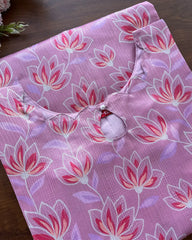 Rose mist Silk Kurta