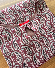 Maroon Ethnic Mango Silk Kurta