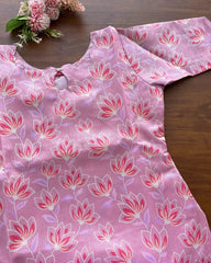 Rose mist Silk Kurta