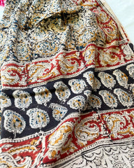 Sandal Kalamkari Cotton Kurta Set