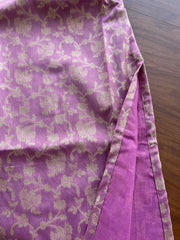 Lavender-Pink Tissue Silk Kurta