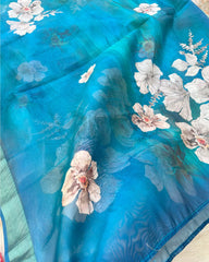Peacock organza kurta set