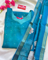 Peacock organza kurta set