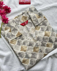 Ikkat cotton kurta