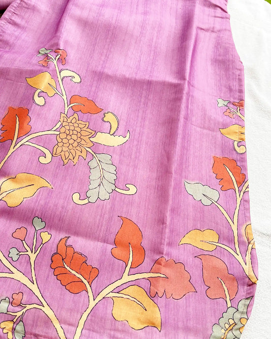 Soft tussar silk co ord