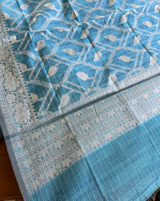 Peacock- Kota Banaras Kurta set (Top-Dupatta)