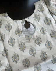 Light grey Silk Kurta