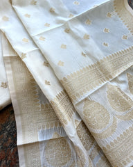 Onam - Banaras Silk Kurta Set (Top-Dupatta) PRE ORDER 10-15 days