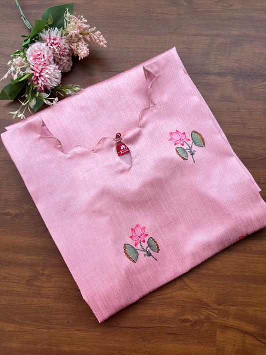 Pink Pichwai Silk Kurta (20 days)