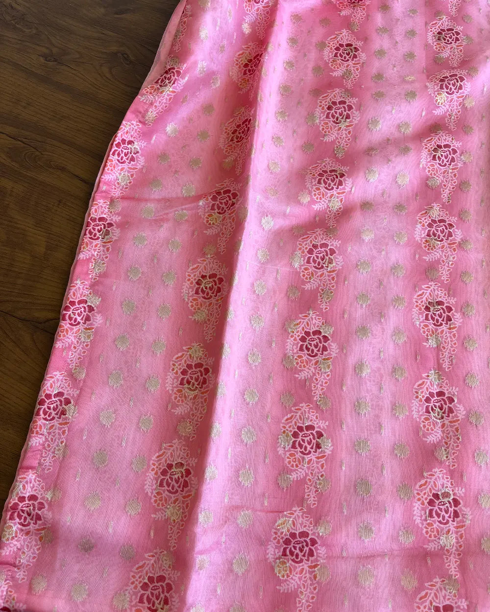 Organza Silk Zari Kurta