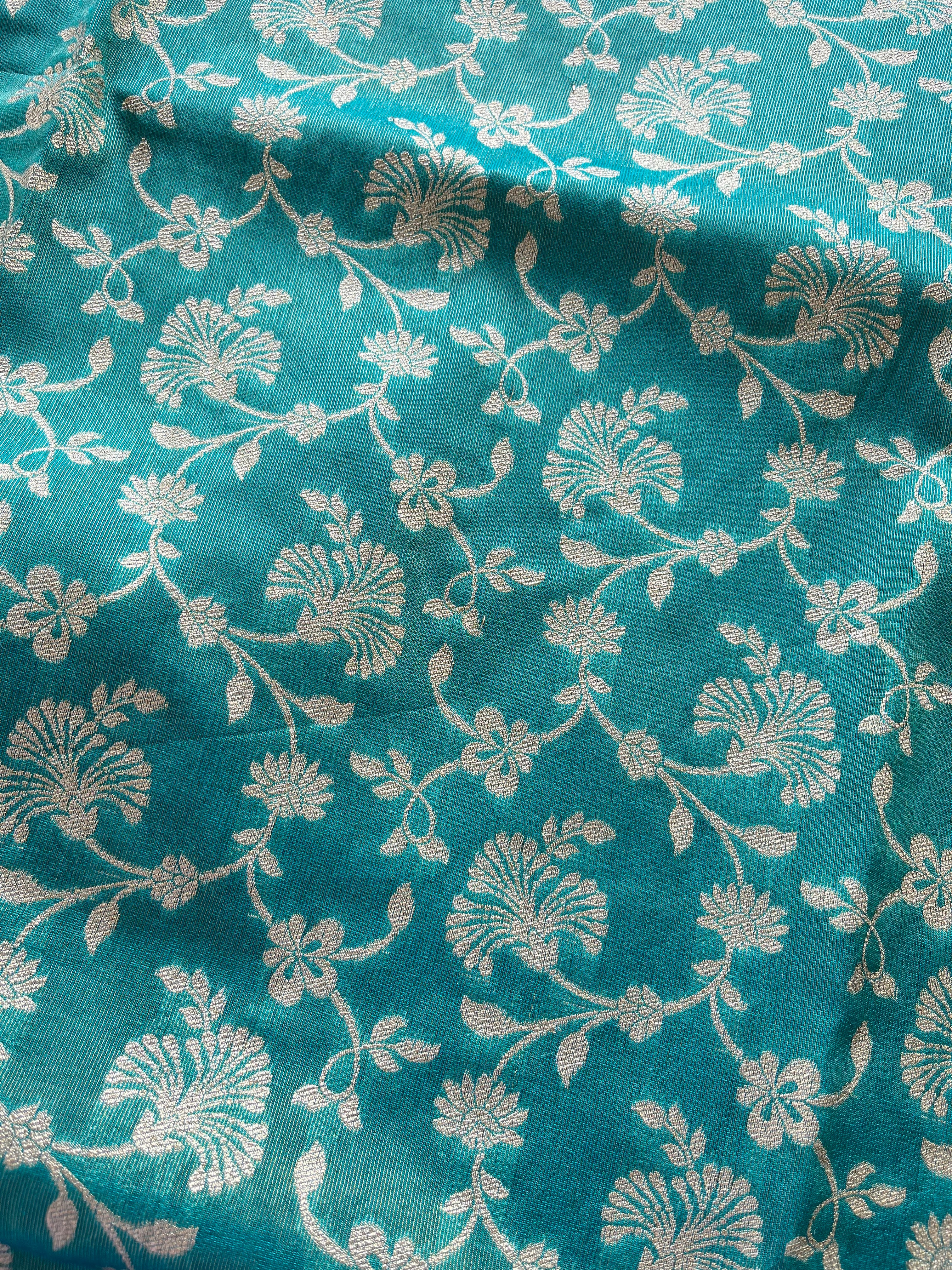 Sea green Tissue Silk Kurta