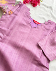 Soft tussar silk co ord