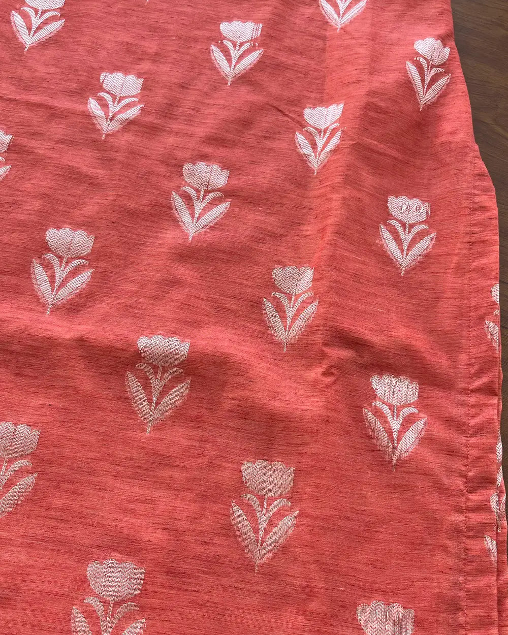 Georgia peach Linen Kurta Set (Pre order 10-15 days)