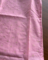 Misty Rose Art Banaras Silk Kurta Set (Top-Dupatta) (Pre Order 10-15 days)