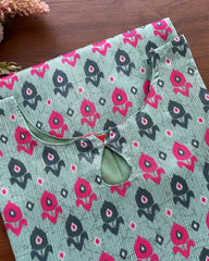 Mint green Silk Kurta