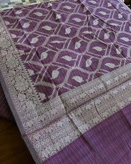 DarkPurple - Kota Banaras Kurta set (Top-Dupatta)