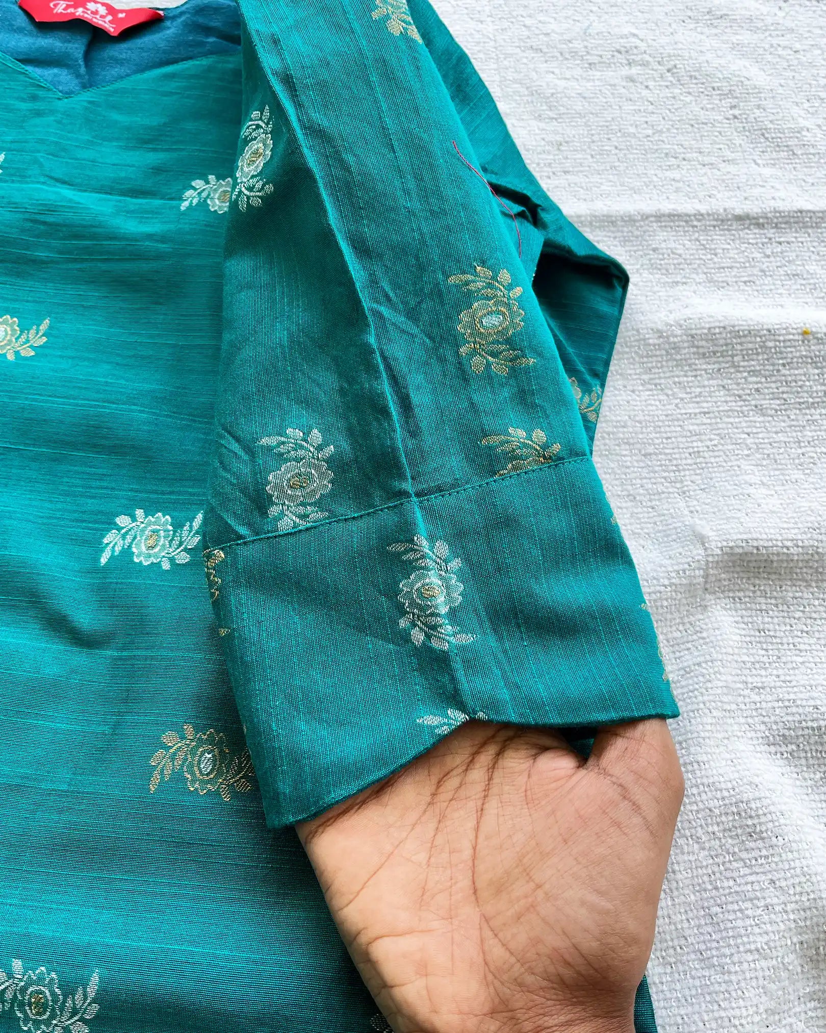 Premium raw silk kurta set
