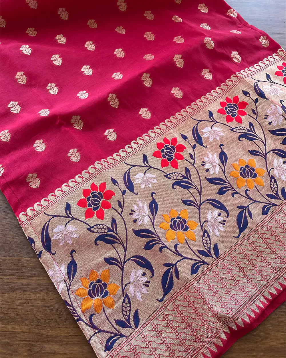 Rani Pink - 2 Banaras Cotton Kurta Set (PRE ORDER 20-25 days)