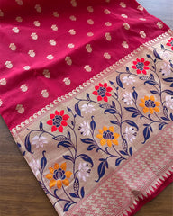 Rani Pink - 2 Banaras Cotton Kurta Set (PRE ORDER 20-25 days)