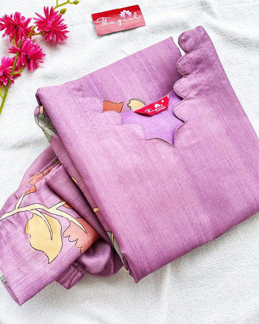 Soft tussar silk co ord