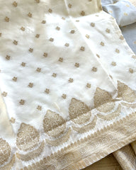 Onam - Banaras Silk Kurta Set (Top-Dupatta) PRE ORDER 10-15 days