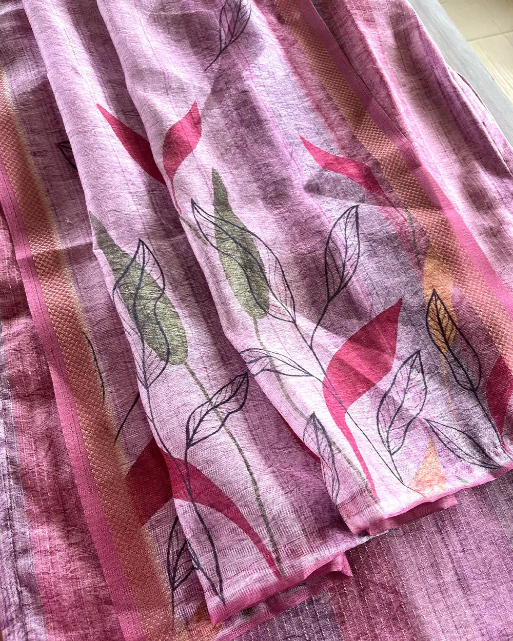 LUXE - Munga Zari Silk Kurta Set (Top-Dupatta)