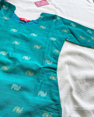Premium raw silk kurta set