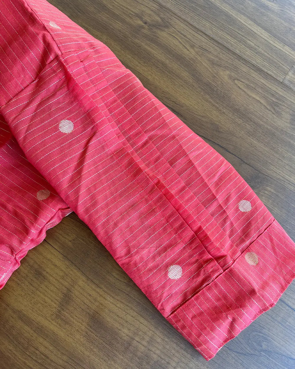 Crimson Red Butter Silk Kurta Set