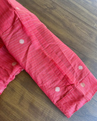 Crimson Red Butter Silk Kurta Set
