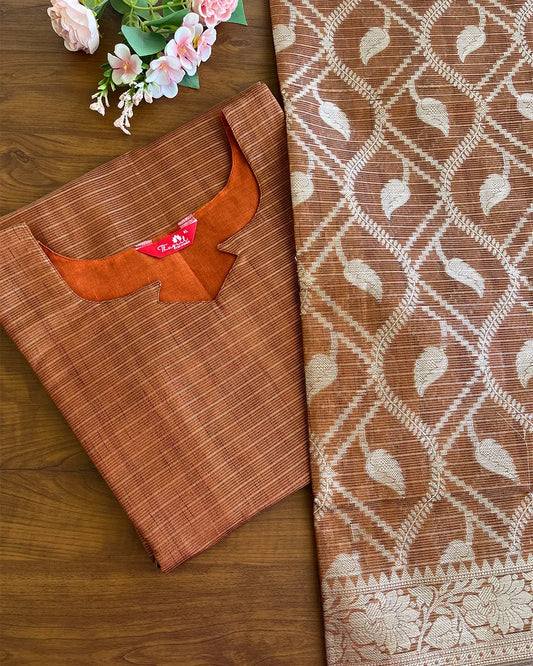 Honey - Kota Banaras Kurta set (Top-Dupatta)